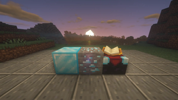 Diamond block, Ore, & Enchantment Table