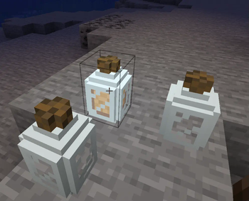 Glowstone Jar and 2 Empty Jars