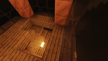 A view of a spiral staircase
