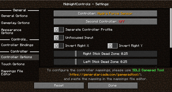 MidnightControls's page to select your controller.