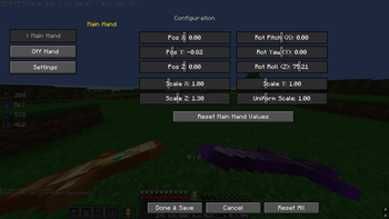 Config Menu