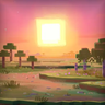 Three Biomes Concept Art Background