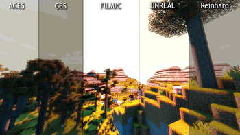 Overworld TonMap comparison