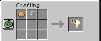 Glowstone Dust + Bottle