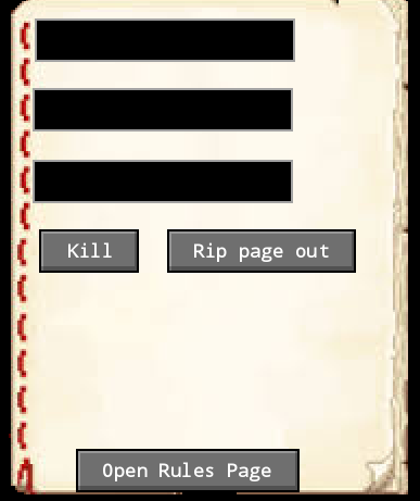 Death Note/Fake Death Note UI