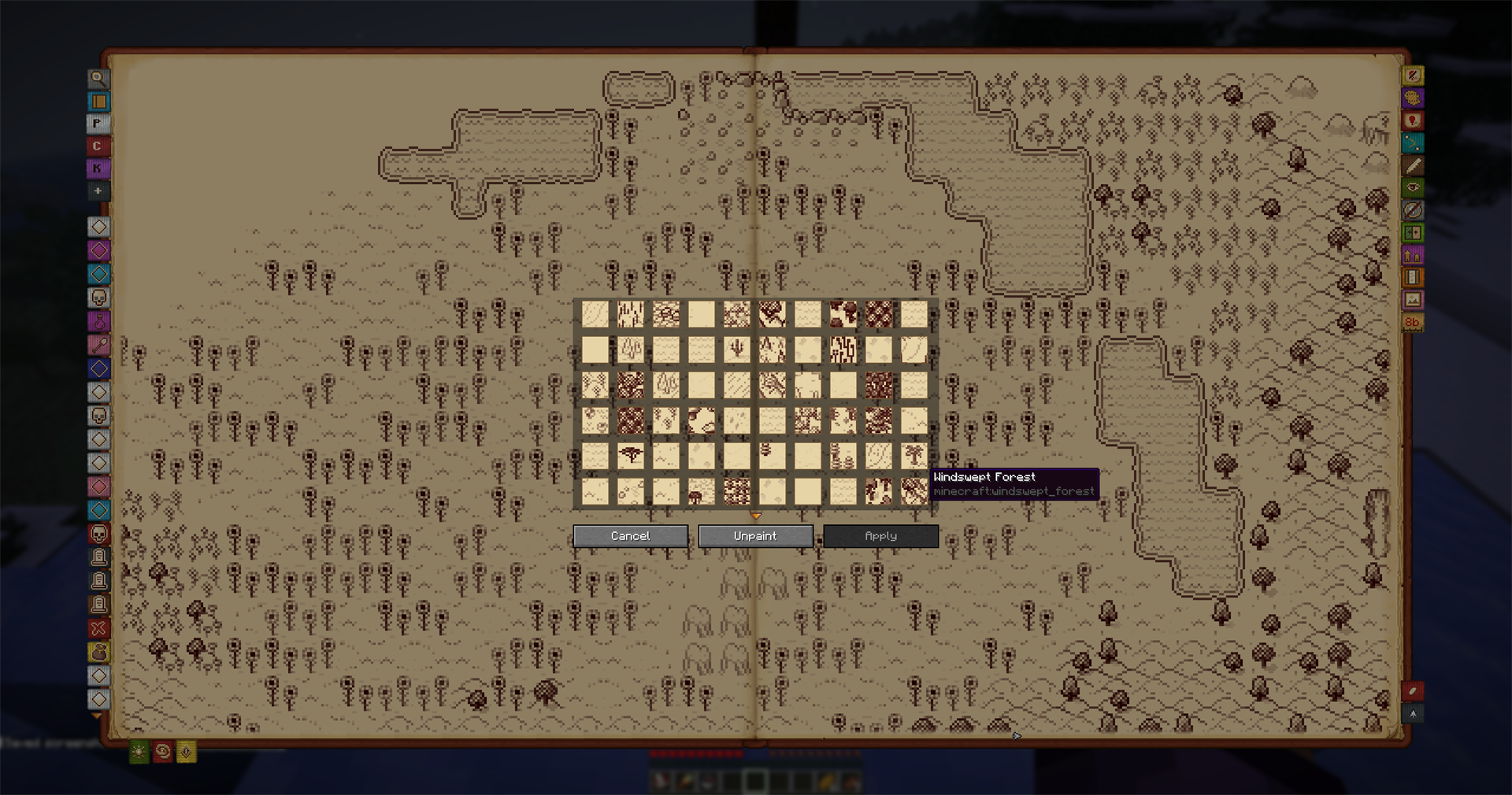 choosing what a biome is drawn as