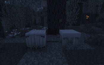 Pale Cabinet and Table