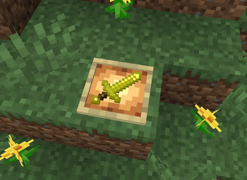 yellow sword