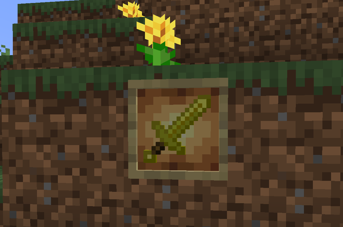 yellow sword