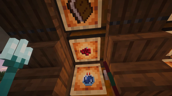 Decorative storage stays usable