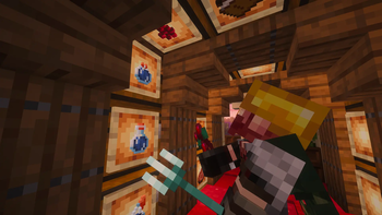 Glow item frame click-through