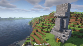 Moai Villager Statue