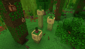 Jungle Pods and Saplings