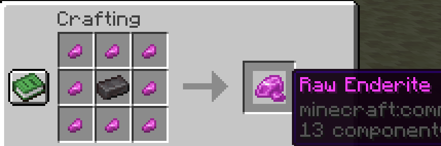 Raw Enderite Recipe