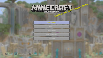 Legacy Main Menu