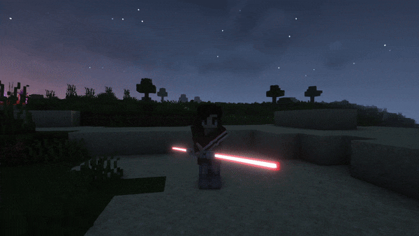 lightsabers with better combat and MCDW mods