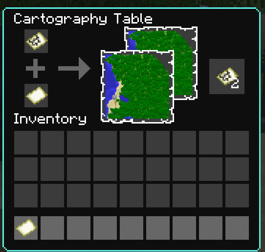 Cartography Table UI