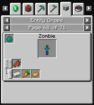 Entity Drops Category