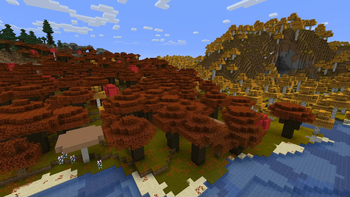 Yellow grass, Regular birch