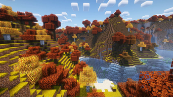 View 2. Complementary shaders, noon