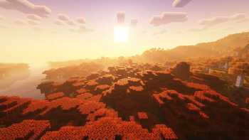 View 4. Complementary shaders, dusk