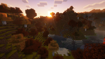 View 2. Complementary shaders, dusk