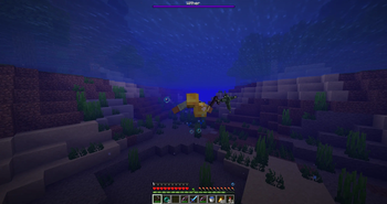 depth Strider when swimming
