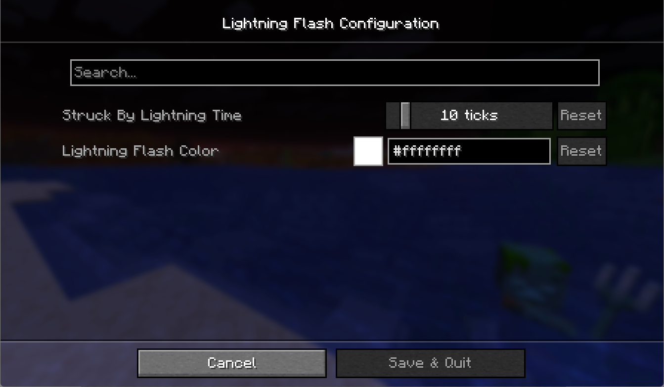 Lightning Flash Configuration