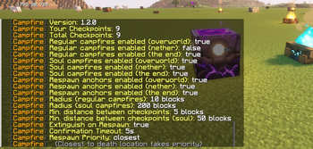 Checkpoints info