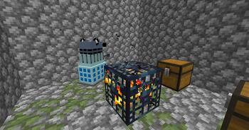 daleks, Cybermen, and Sontarans all spawn in dungeons