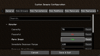 Settings Page (with Mod Menu)