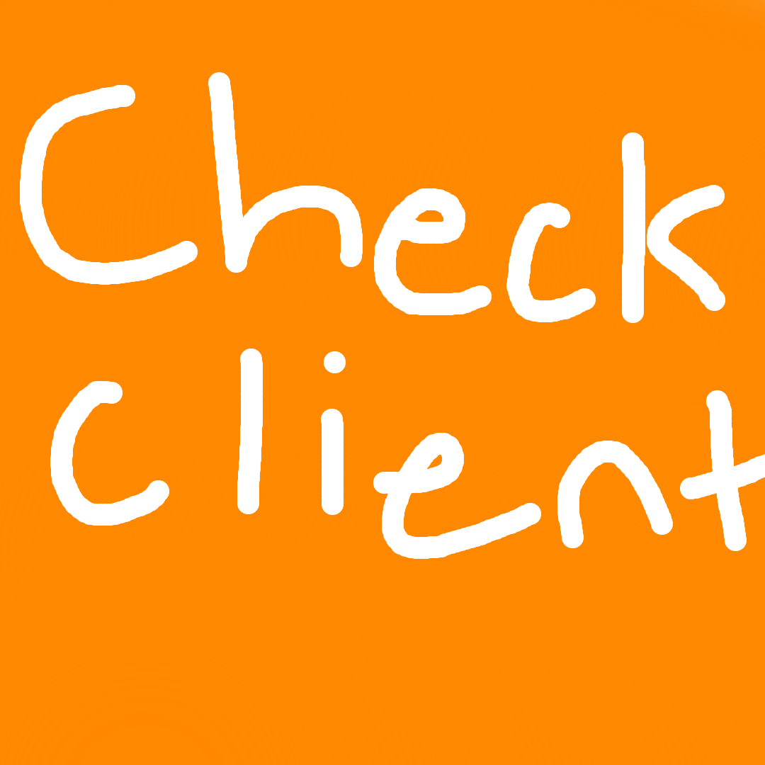 check client