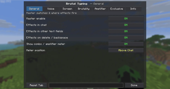 UI of the mod
