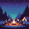 The campfire