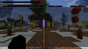 Mod Menu view