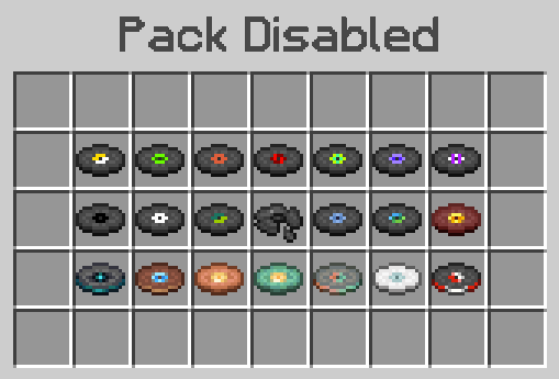 Pack Disabled
