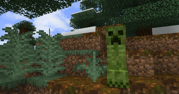 Creeper in a Taiga