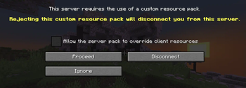 Server Resource Pack Prompt