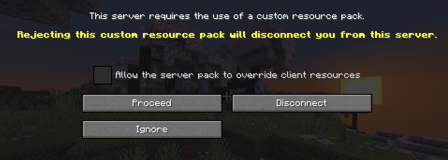 Adds new checkbox to enable/disable client texture overrides
