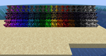 Stairs from each set.