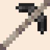 Flint pickaxe