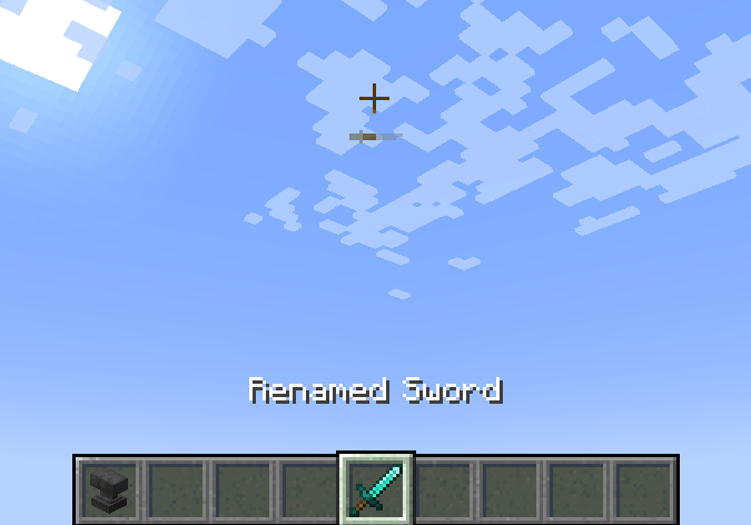 Selected in Hotbar