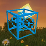 blue cobweb outline 图标