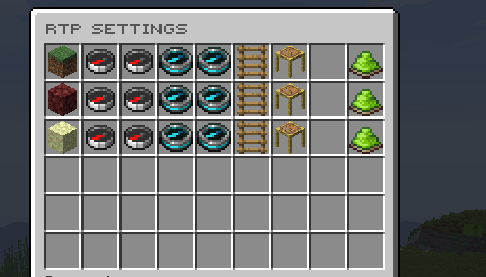 Admin Settings Gui