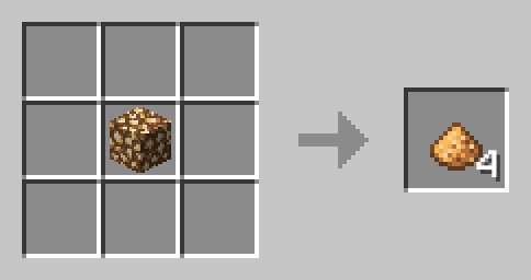 Uncraft Glowstone