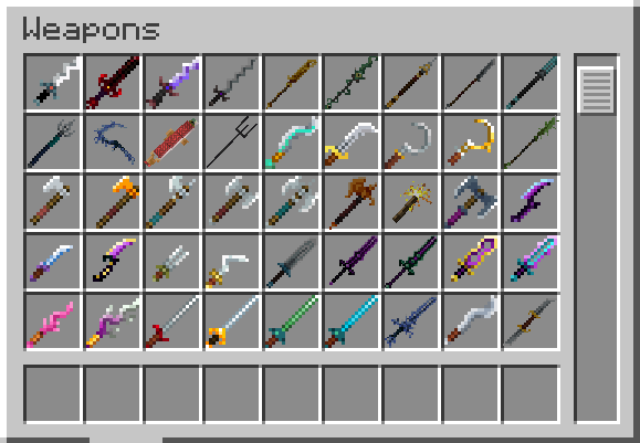 Powerful weapons