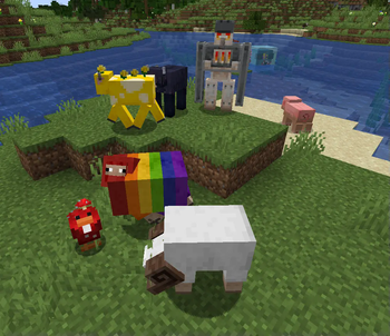 Minecraft Earth mobs