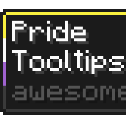 Non-binary Pride Flag Tooltip (Frame-only 4-Color Turned)