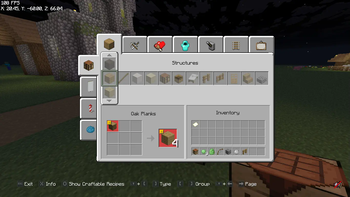 Crafting Menu