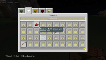Advancement Screen